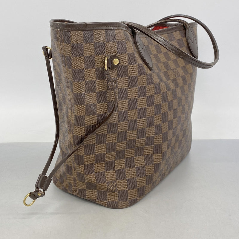 【6fa0250】ルイヴィトン トートバッグ ダミエ ネヴァーフルMM N51105 エベヌ【中古】レディース