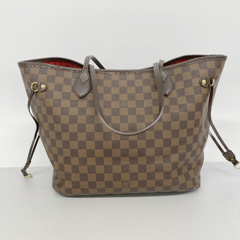 【6fa0250】ルイヴィトン トートバッグ ダミエ ネヴァーフルMM N51105 エベヌ【中古】レディース