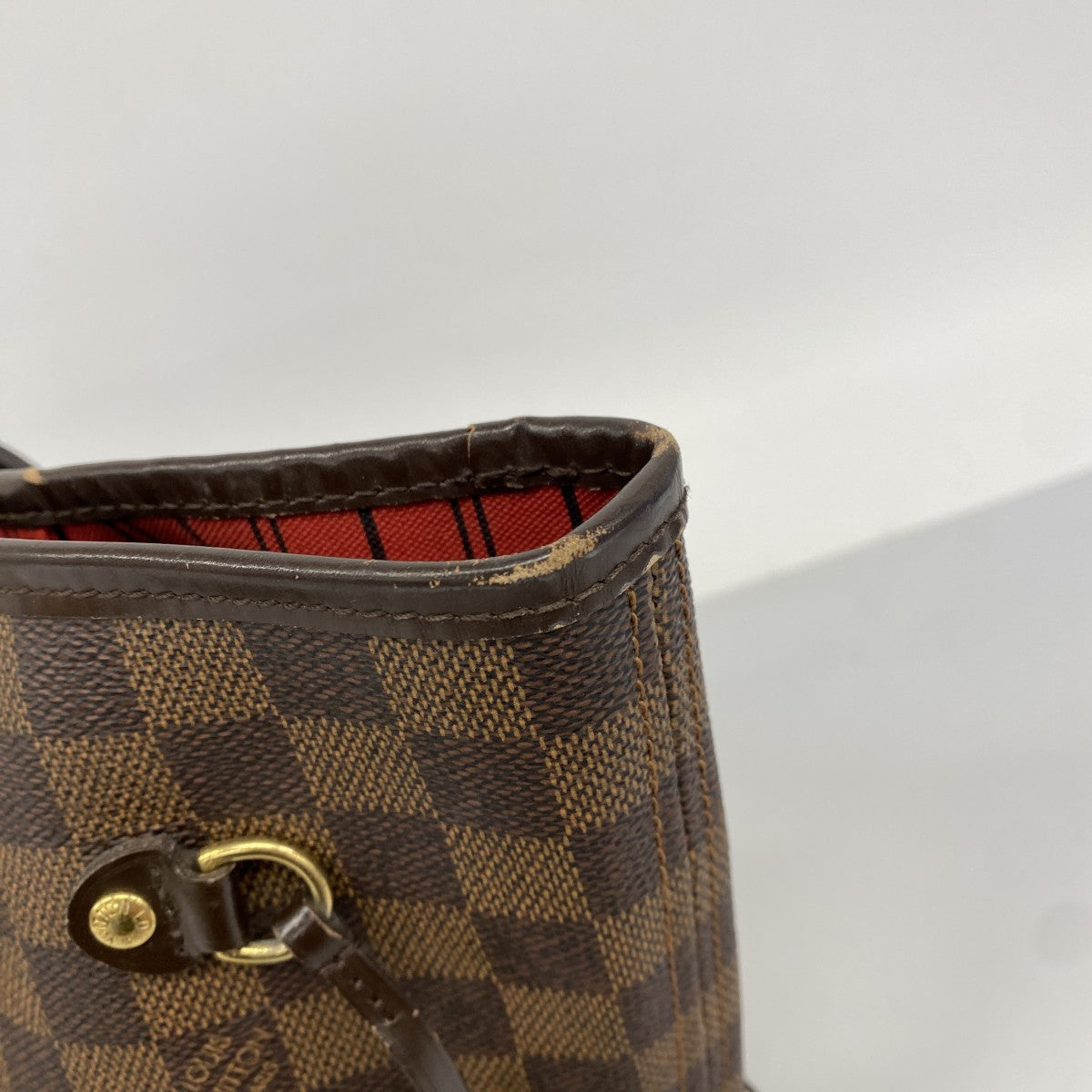 【6fa0250】ルイヴィトン トートバッグ ダミエ ネヴァーフルMM N51105 エベヌ【中古】レディース