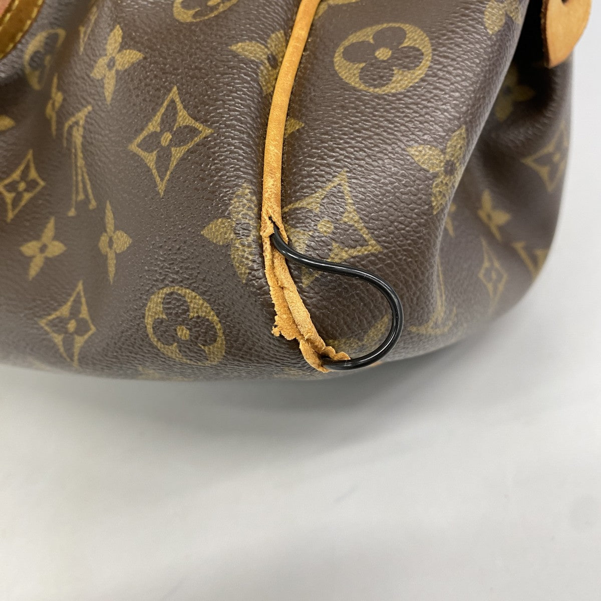【6fa0254】ルイヴィトン ハンドバッグ モノグラム モントルグイユGM M95566 ブラウン【中古】レディース