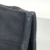 【6fa0263-k】エルメス トートバッグ フールトゥPM キャンバス ブラック シルバー金具【中古】メンズ レディース ユニセックス