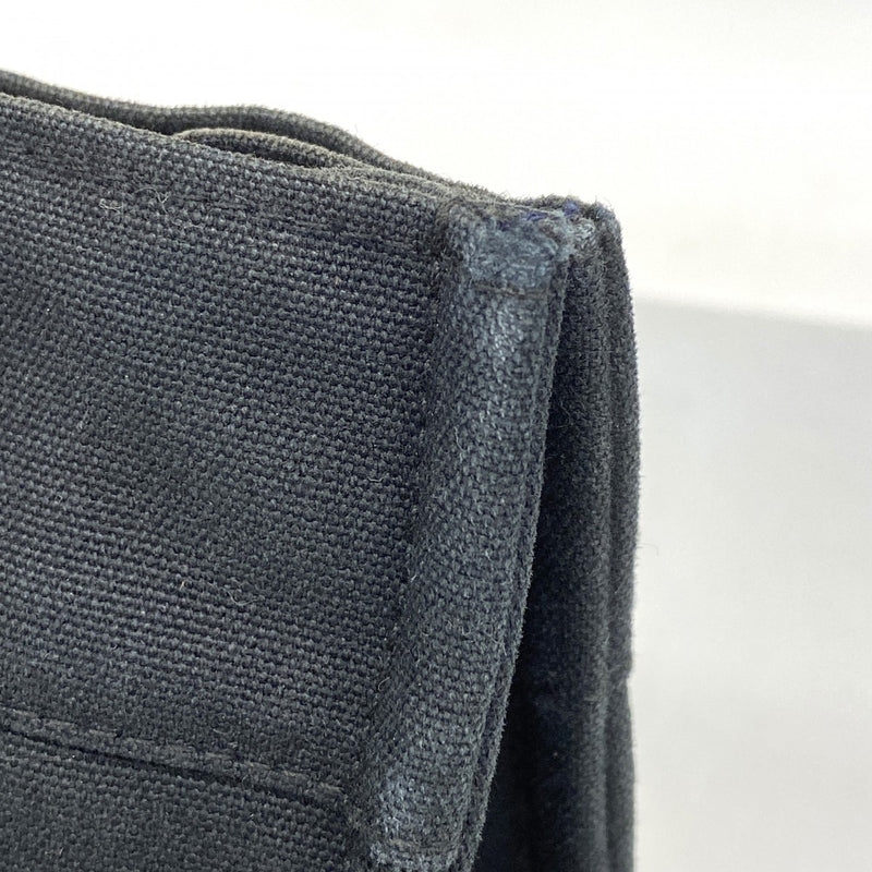 【6fa0263-k】エルメス トートバッグ フールトゥPM キャンバス ブラック シルバー金具【中古】メンズ レディース ユニセックス