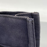 【6fa0264-k】エルメス トートバッグ フールトゥPM キャンバス ブラック ネイビー シルバー金具【中古】メンズ レディース ユニセックス