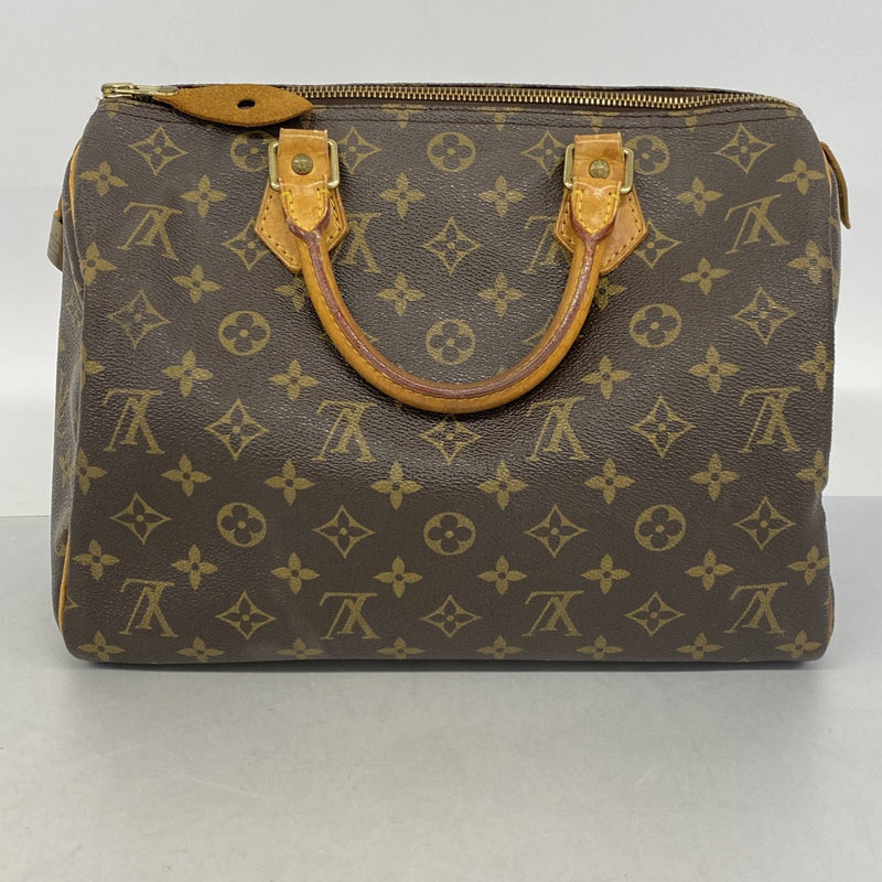 【6fa0276】ルイヴィトン ハンドバッグ モノグラム スピーディ30 M41108 ブラウン【中古】レディース