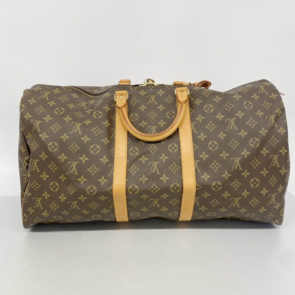 【6fa0277】ルイヴィトン ボストンバッグ モノグラム キーポル55 M41424 ブラウン【中古】メンズ レディース ユニセックス