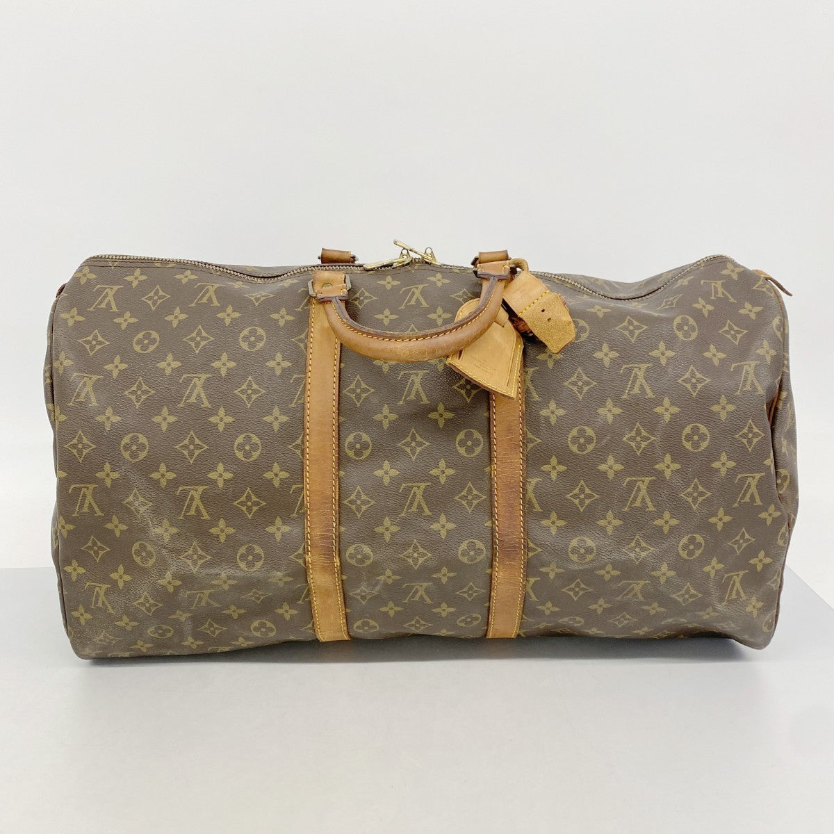【6fa0278】ルイヴィトン ボストンバッグ モノグラム キーポル55 M41424 ブラウン【中古】メンズ レディース ユニセックス