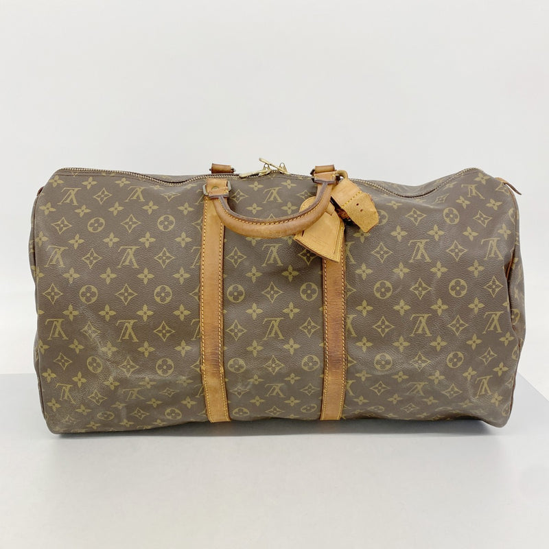 【6fa0278】ルイヴィトン ボストンバッグ モノグラム キーポル55 M41424 ブラウン【中古】メンズ レディース ユニセックス