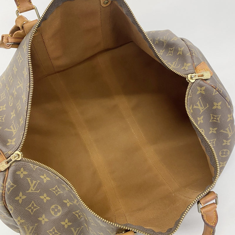 【6fa0278】ルイヴィトン ボストンバッグ モノグラム キーポル55 M41424 ブラウン【中古】メンズ レディース ユニセックス