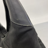 【6fa0283-k】グッチ ショルダーバッグ 001 4157 ナイロンキャンバス ブラック ゴールド金具【中古】レディース