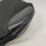 【6fa0283-k】グッチ ショルダーバッグ 001 4157 ナイロンキャンバス ブラック ゴールド金具【中古】レディース