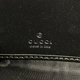 【6fa0284-k】グッチ 長財布 グッチシマ 307987 レザー ブラック シルバー金具【中古】メンズ レディース ユニセックス
