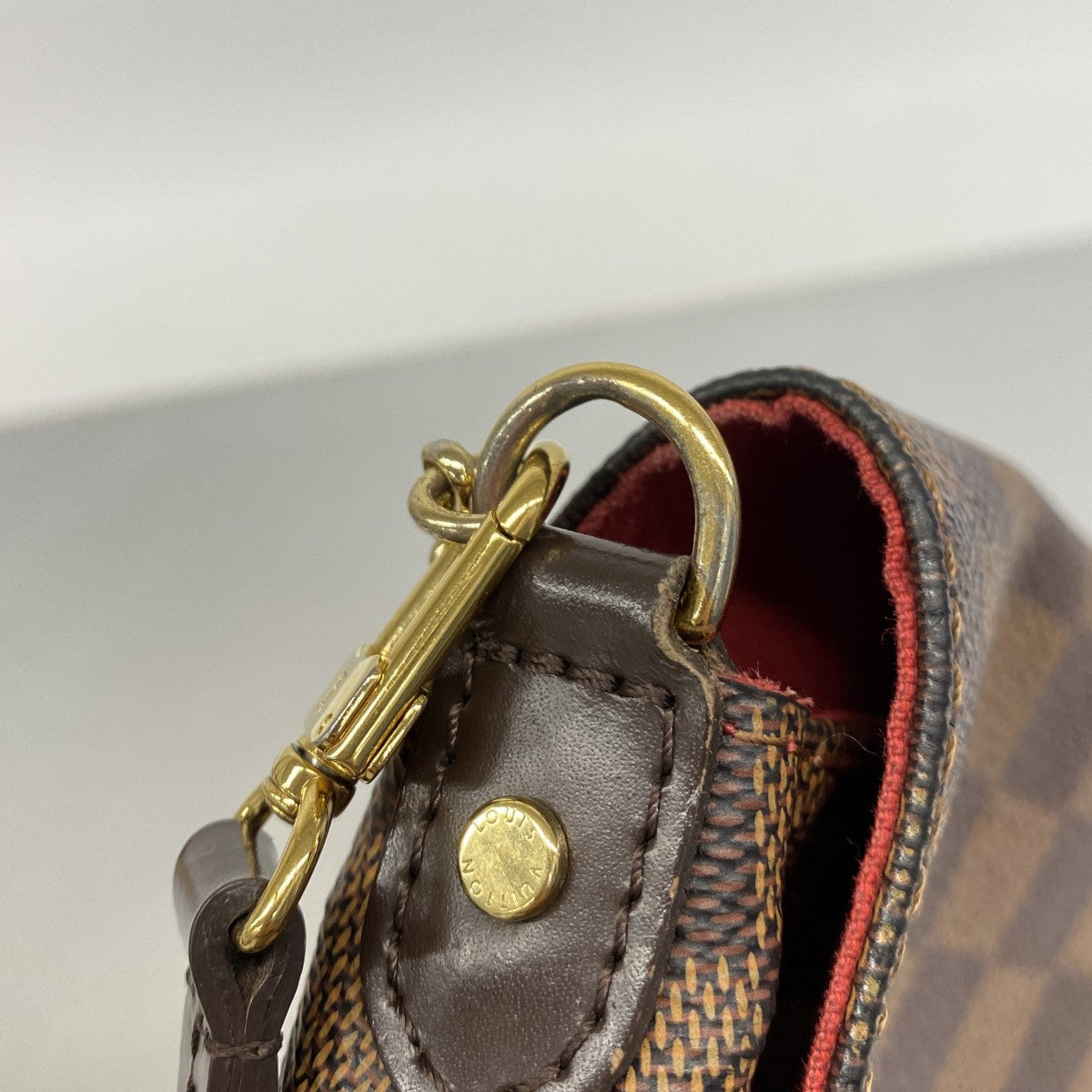 【6fa0285-k】ルイヴィトン ハンドバッグ ダミエ フェイボリットPM N41276 エベヌ 2wayバッグ【中古】レディース