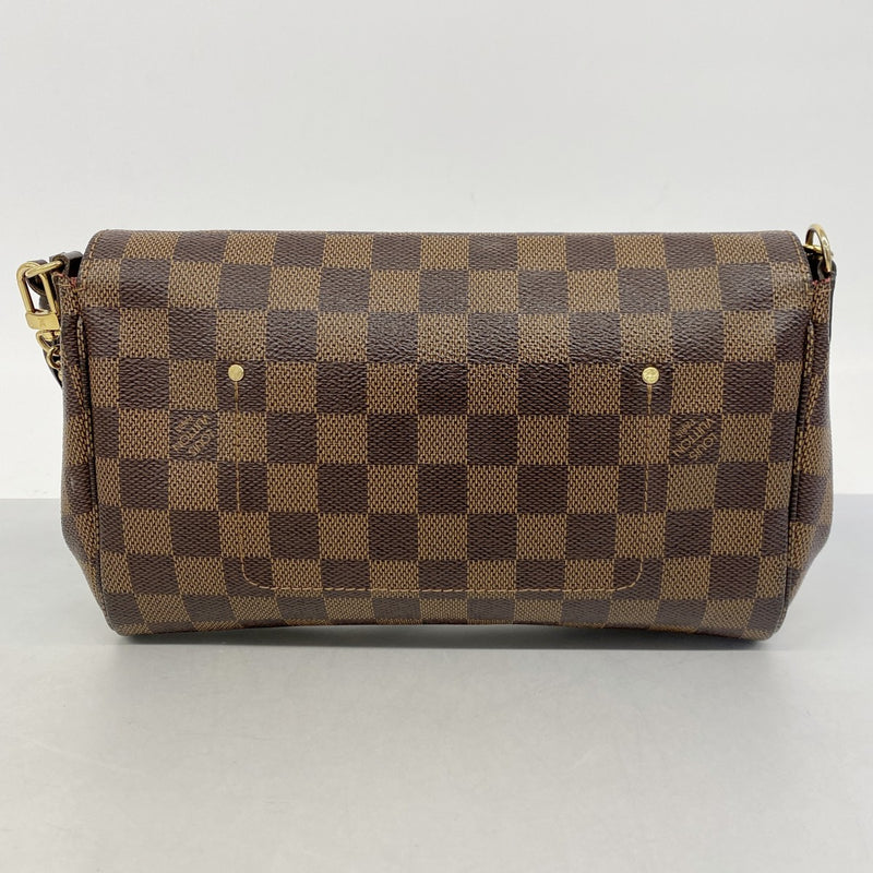【6fa0285-k】ルイヴィトン ハンドバッグ ダミエ フェイボリットPM N41276 エベヌ 2wayバッグ【中古】レディース