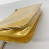 【6fa0286-k】ルイヴィトン ポーチ ヴェルニ レキシントン M91010 ベージュ【中古】レディース
