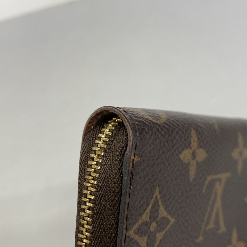 【6fa0289-k】ルイヴィトン コインケース モノグラム ジッピーコインパース M60067 ブラウン【中古】メンズ レディース ユニセックス