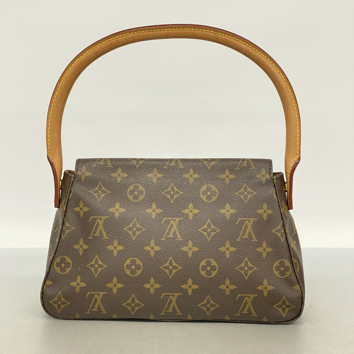 【6fa0295】ルイヴィトン ショルダーバッグ モノグラム ミニルーピング M51147 ブラウン【中古】レディース