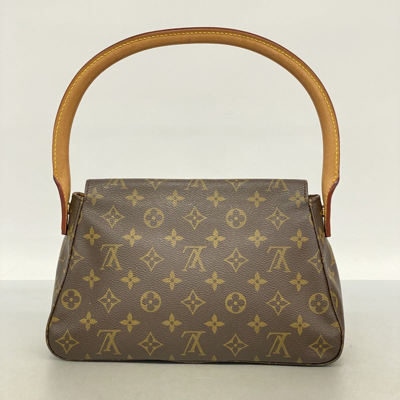 【6fa0295】ルイヴィトン ショルダーバッグ モノグラム ミニルーピング M51147 ブラウン【中古】レディース