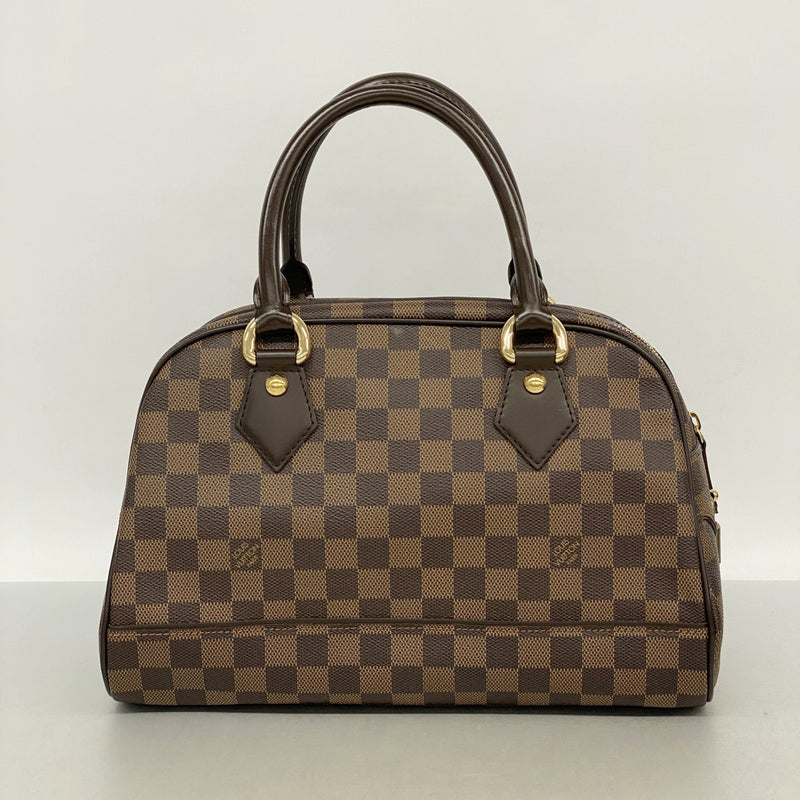 【6fa0296】ルイヴィトン ハンドバッグ ダミエ ドゥオモ N60008 エベヌ【中古】レディース
