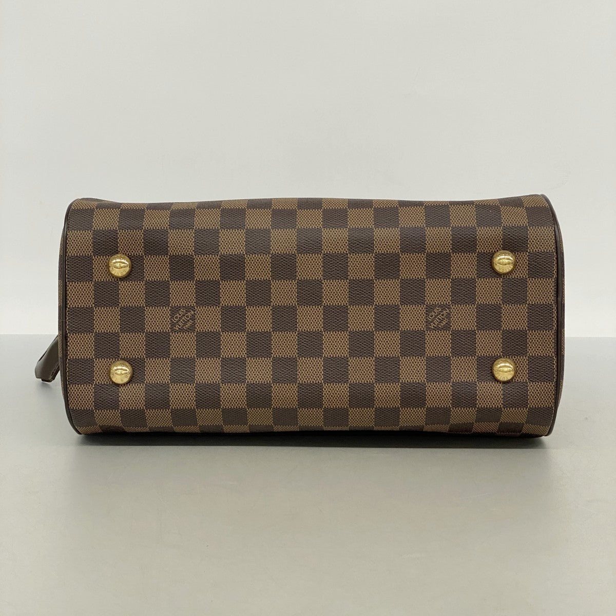 【6fa0296】ルイヴィトン ハンドバッグ ダミエ ドゥオモ N60008 エベヌ【中古】レディース