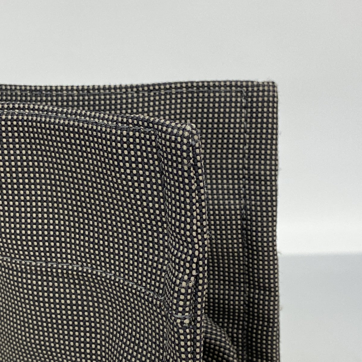 【6fa0307-k】エルメス トートバッグ エールラインMM キャンバス グレー シルバー金具【中古】メンズ レディース ユニセックス