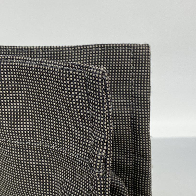 【6fa0307-k】エルメス トートバッグ エールラインMM キャンバス グレー シルバー金具【中古】メンズ レディース ユニセックス