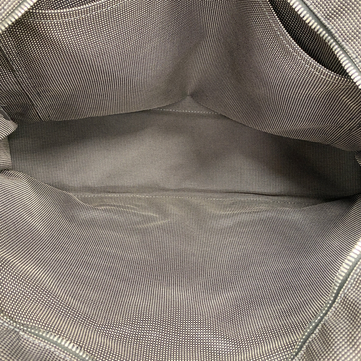 【6fa0307-k】エルメス トートバッグ エールラインMM キャンバス グレー シルバー金具【中古】メンズ レディース ユニセックス