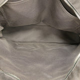 【6fa0307-k】エルメス トートバッグ エールラインMM キャンバス グレー シルバー金具【中古】メンズ レディース ユニセックス