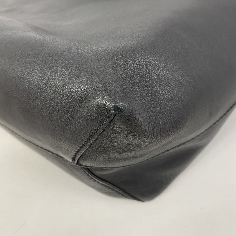 【6fa0313-k】グッチ トートバッグ ホースビット 297006 レザー ブラック ゴールド金具【中古】レディース