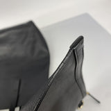 【6fa0313-k】グッチ トートバッグ ホースビット 297006 レザー ブラック ゴールド金具【中古】レディース
