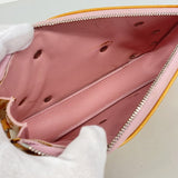 【6fa0317-k】ルイヴィトン ポーチ ヴェルニ フラワーレキシントン M92248 ピンク【中古】レディース
