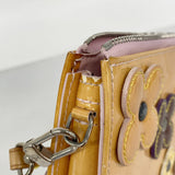 【6fa0317-k】ルイヴィトン ポーチ ヴェルニ フラワーレキシントン M92248 ピンク【中古】レディース