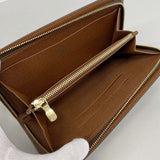【6fa0319-k】ルイヴィトン 長財布 モノグラム ポルトモネジップ M61727 ブラウン【中古】レディース
