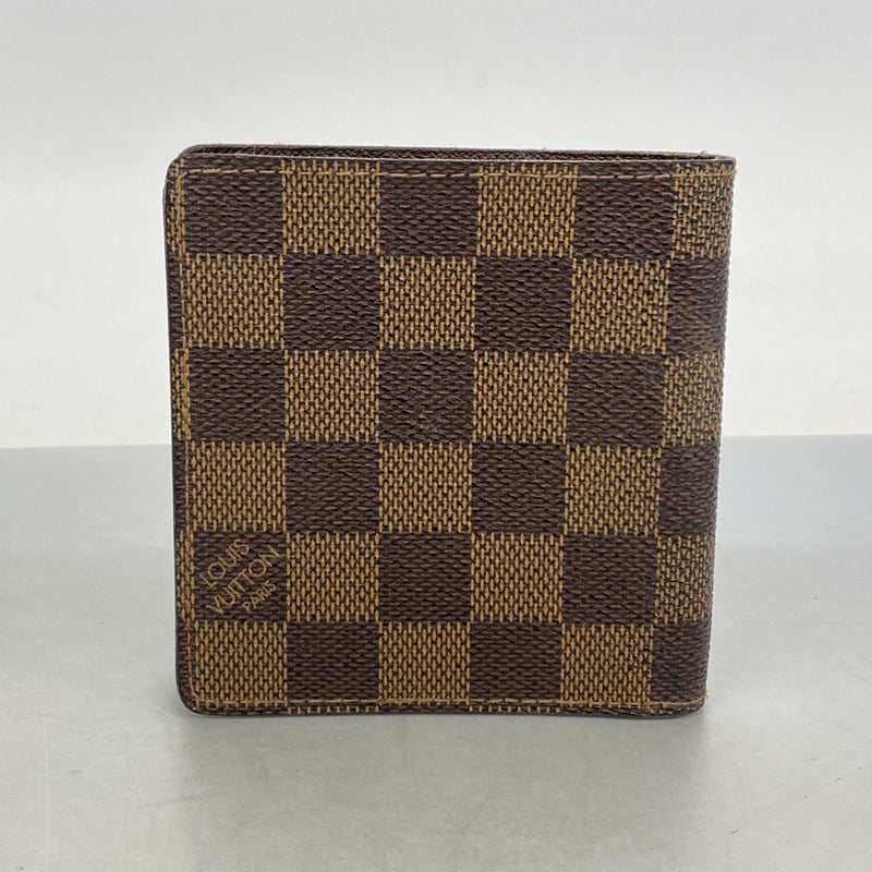 【6fa0320-k】ルイヴィトン 札入れ ダミエ ポルトビエ6カルトクレディ N61666 エベヌ【中古】メンズ