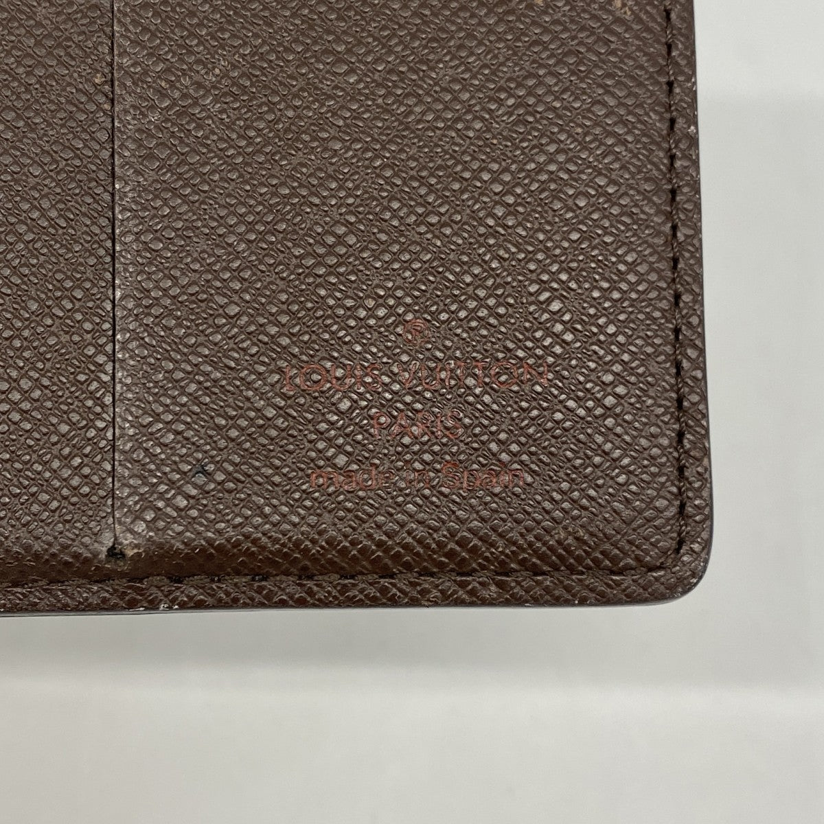 【6fa0320-k】ルイヴィトン 札入れ ダミエ ポルトビエ6カルトクレディ N61666 エベヌ【中古】メンズ