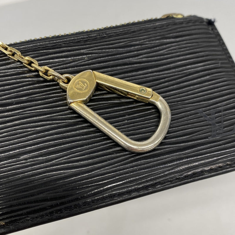 【6fa0321-k】ルイヴィトン コインケース エピ ポシェットクレ M63802 ノワール【中古】メンズ レディース ユニセックス