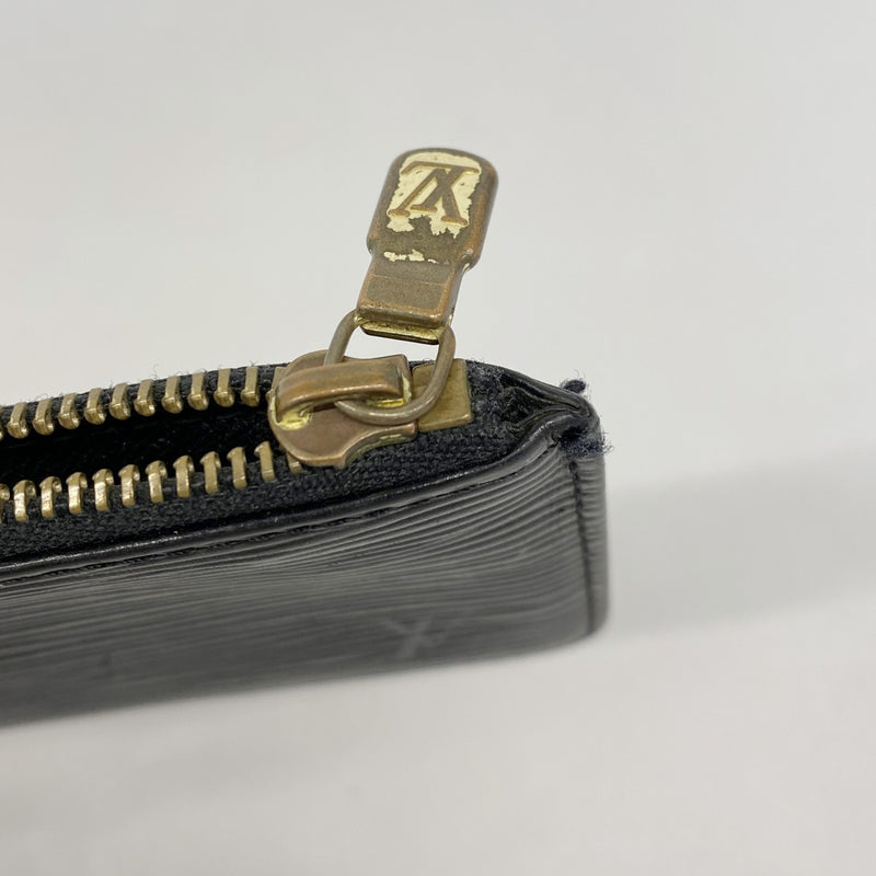 【6fa0321-k】ルイヴィトン コインケース エピ ポシェットクレ M63802 ノワール【中古】メンズ レディース ユニセックス