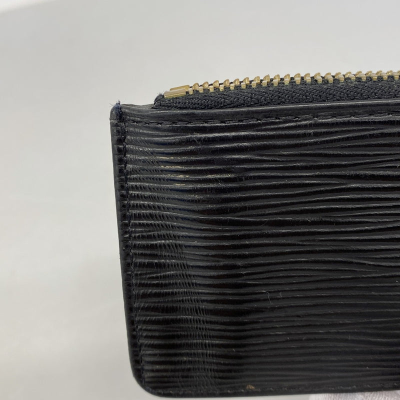 【6fa0321-k】ルイヴィトン コインケース エピ ポシェットクレ M63802 ノワール【中古】メンズ レディース ユニセックス