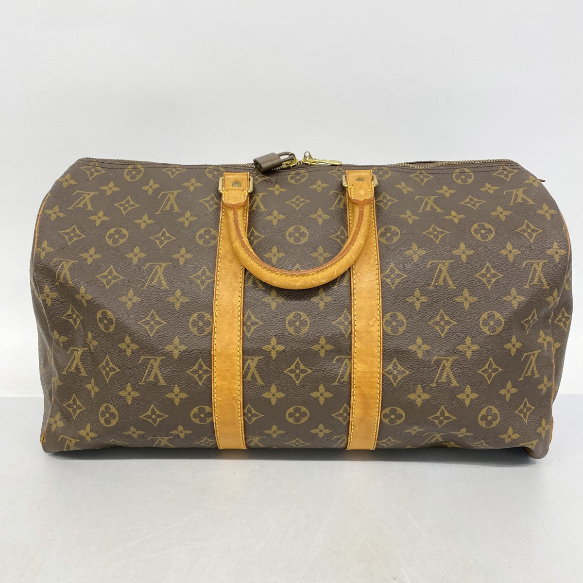 【6fa0322】ルイヴィトン ボストンバッグ モノグラム キーポル45 M41428 ブラウン【中古】メンズ レディース ユニセックス