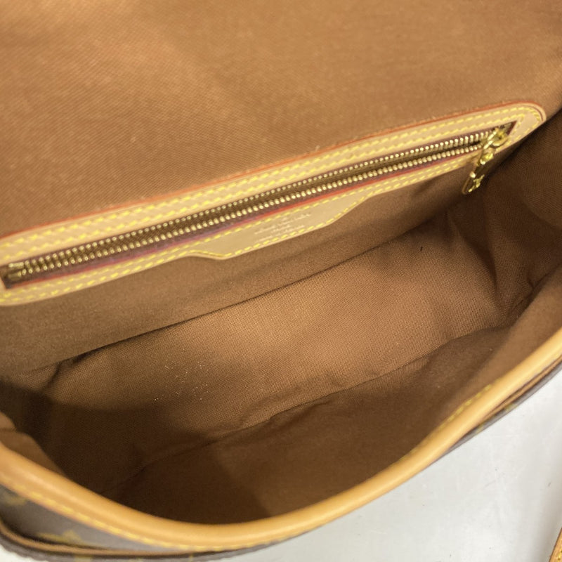 【6fa0324】ルイヴィトン ショルダーバッグ モノグラム ソローニュ M42250 ブラウン【中古】レディース