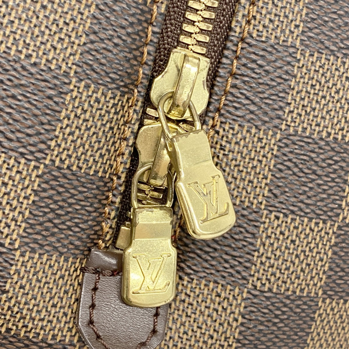 【6fa0326】ルイヴィトン ハンドバッグ ダミエ リベラMM N41434 エベヌ【中古】レディース