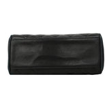 【6fa0331-k】シャネル ハンドバッグ マトラッセ ブリリアント ラムスキン ブラック ゴールド金具【中古】レディース