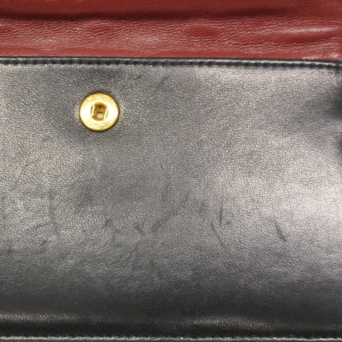 【6fa0332-k】シャネル ショルダーバッグ マトラッセ チェーンショルダー ラムスキン ブラック ゴールド金具【中古】レディース