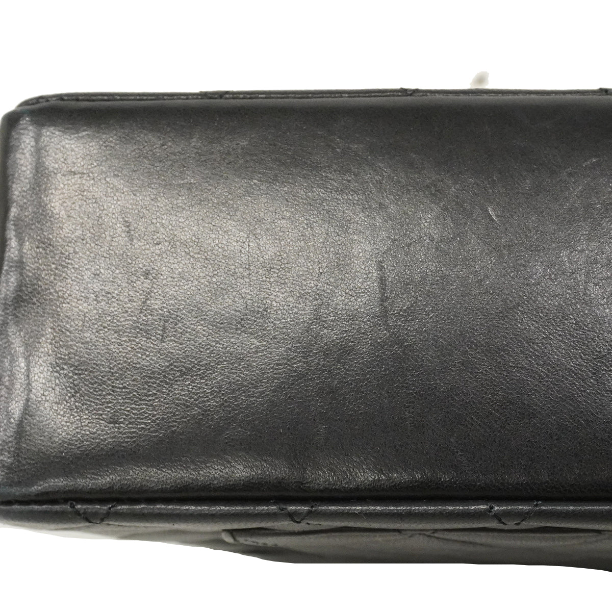 【6fa0332-k】シャネル ショルダーバッグ マトラッセ チェーンショルダー ラムスキン ブラック ゴールド金具【中古】レディース