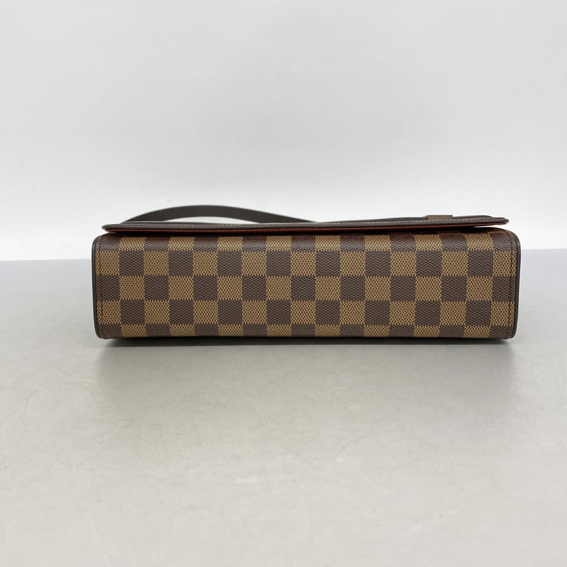 【6fa0335-k】ルイヴィトン ショルダーバッグ ダミエ トライベッカロン N51160 エベヌ【中古】レディース