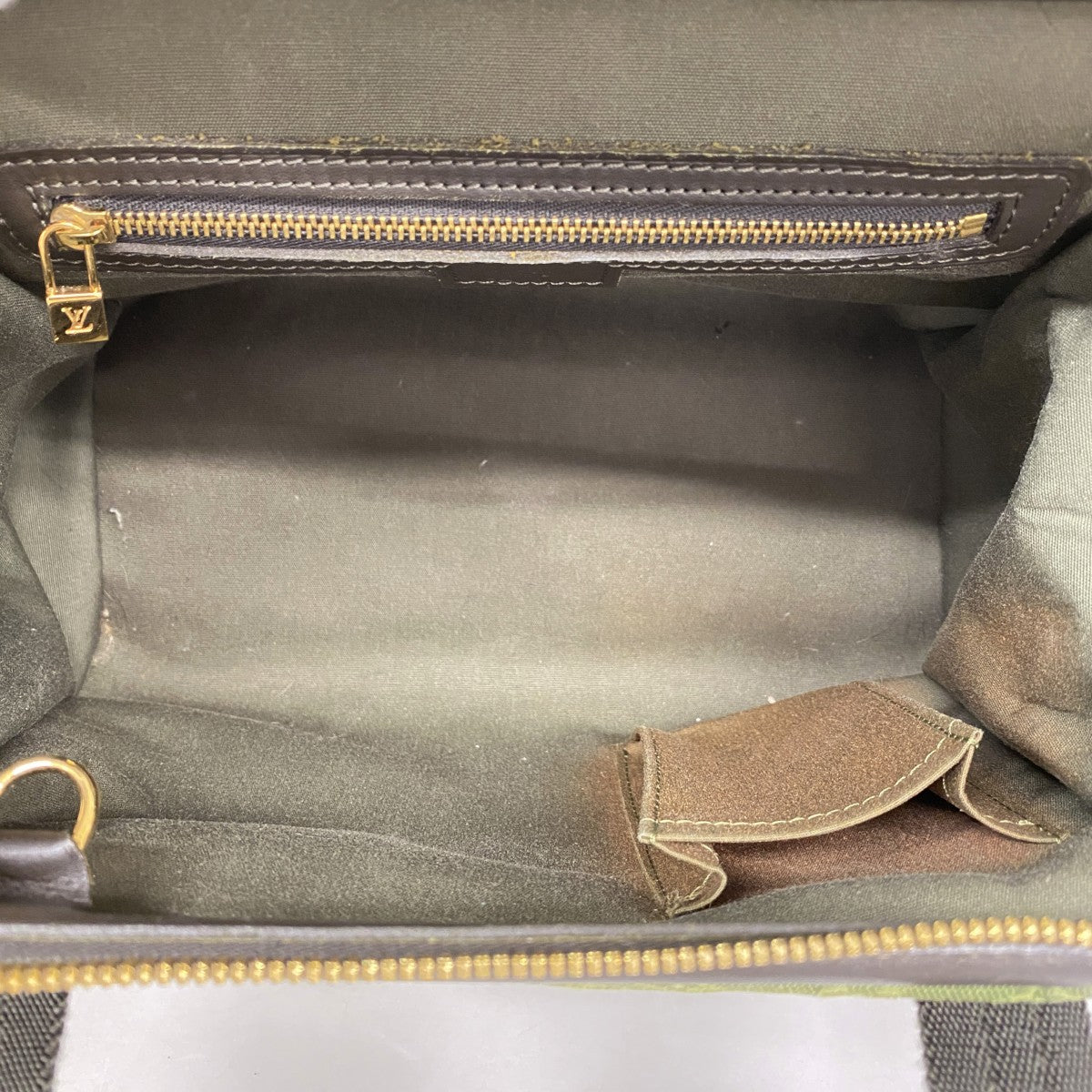 【6fa0337-k】ルイヴィトン ハンドバッグ モノグラム・ミニ ジョセフィーヌPM M92415 TSTカーキ【中古】レディース