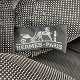【6fa0342-k】エルメス トートバッグ エールラインPM キャンバス グレー シルバー金具【中古】メンズ レディース ユニセックス