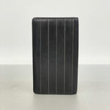 【6fa0344-k】シャネル 長財布 ニューマドモアゼル ラムスキン ブラック シルバー金具【中古】レディース