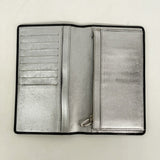 【6fa0344-k】シャネル 長財布 ニューマドモアゼル ラムスキン ブラック シルバー金具【中古】レディース