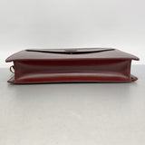 【6fa0345】カルティエ クラッチバッグ マスト レザー ボルドー ゴールド金具【中古】メンズ レディース ユニセックス