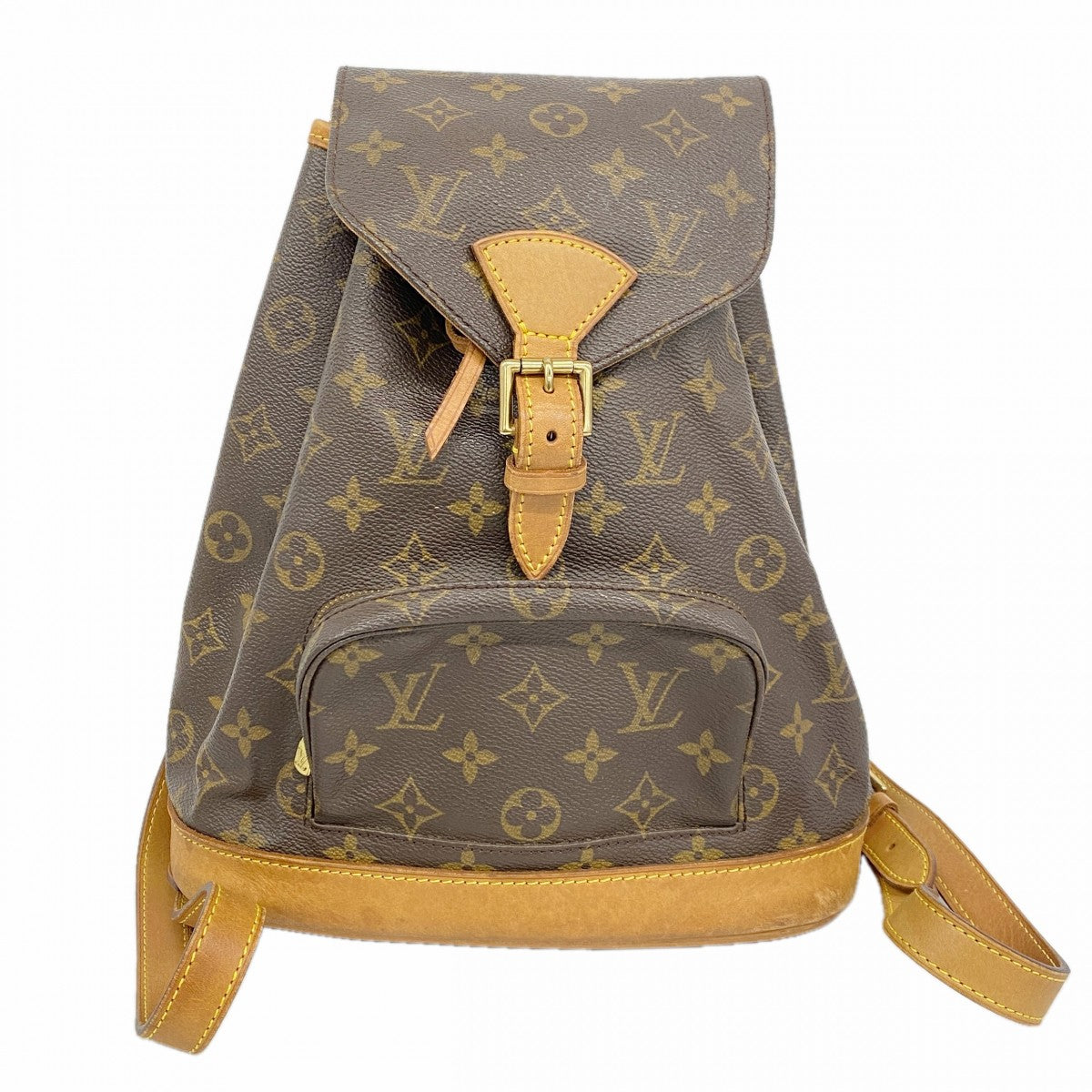 【6fa0348】ルイヴィトン リュック・デイパック モノグラム モンスリMM M51136 ブラウン【中古】レディース